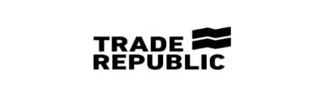 Logo TradeRepublic: Mit einem Depot grüne Aktien ordern.