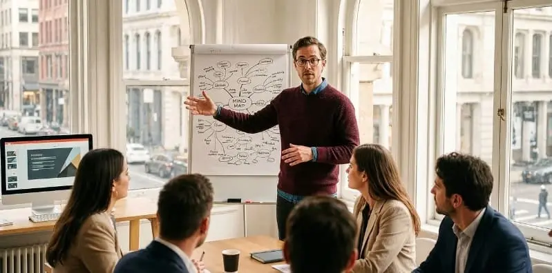 Venture Capital Bild einer Startup Präsentation