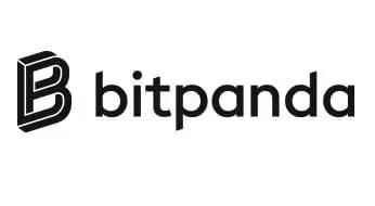 Logo bitpanda: grüne Kryptowährungen