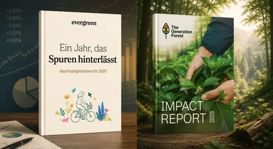 Fingreen.de Finanzblog Nachhaltigkeitsberichte evergreen und The Generation Forest